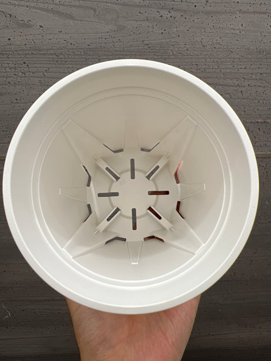 すくすくいい根 白ポット 16個セット(3.5号×5、4号×5、5号×3、6号×3)