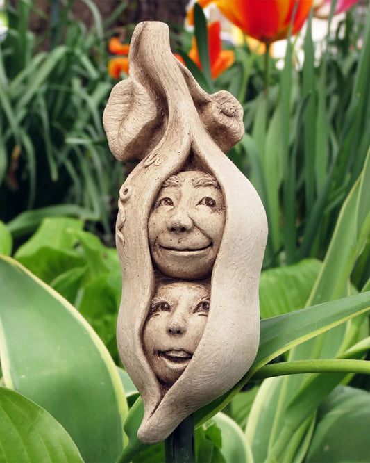 ガーデンオーナメント Two Peas in a Pod