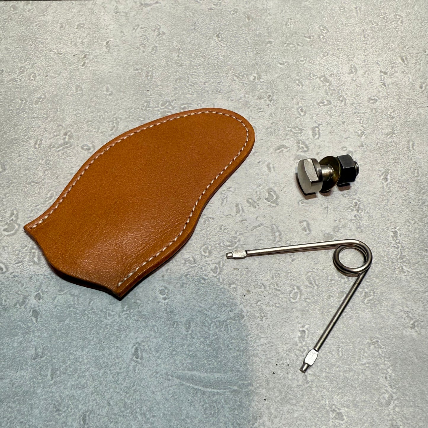 社長オリジナル芽切り鋏(兵庫県革職人コラボ品)★オレンジ色