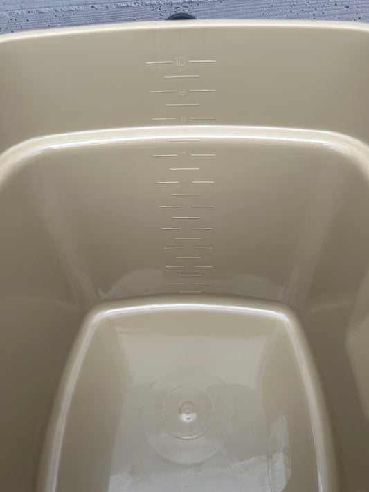 BUCKETエンジョイ10L サンドブラウン/ドレイニングトレイ セット