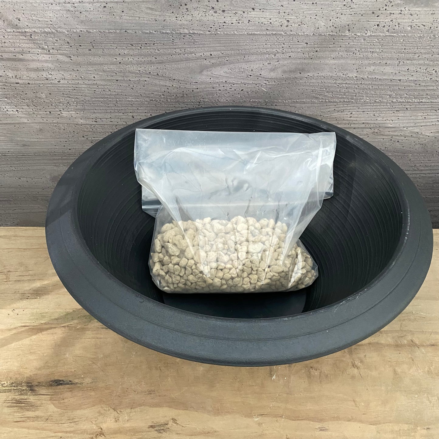 睡蓮鉢 プラスチック Mサイズ ひゅうが土セット