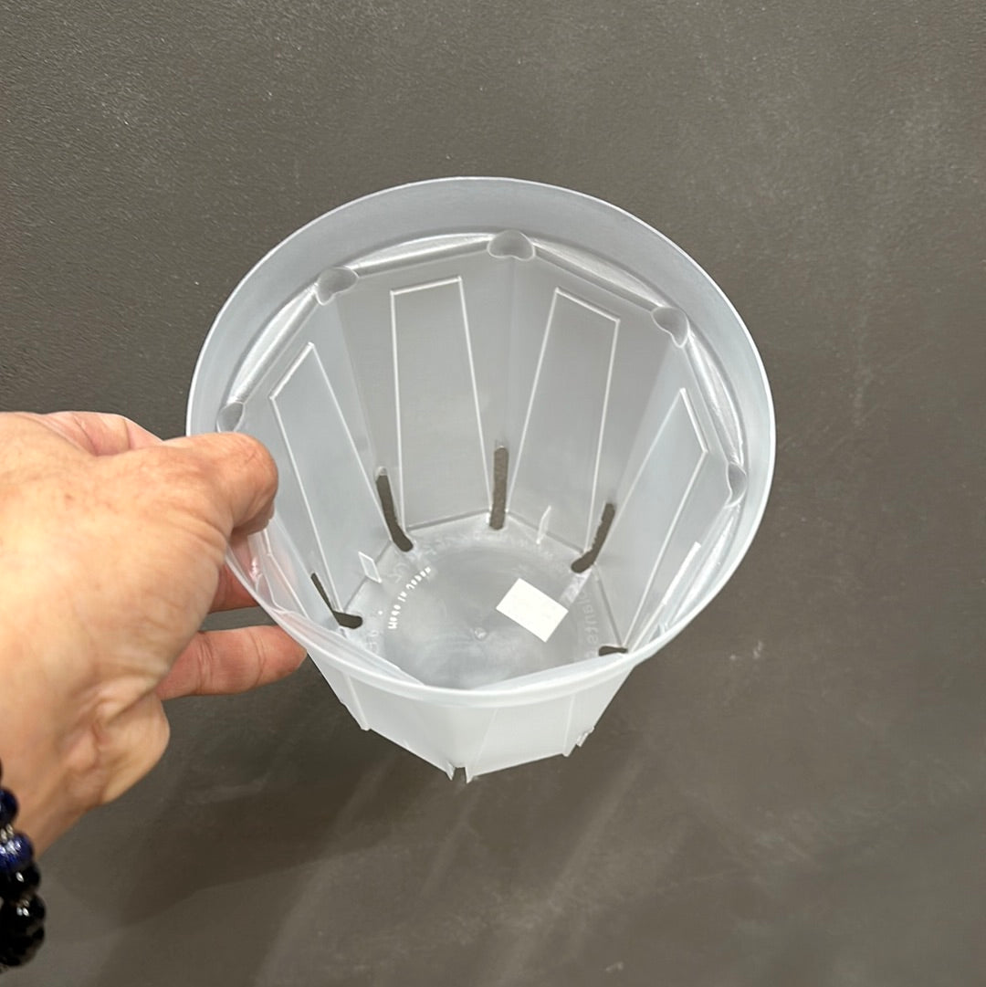 半透明スリット鉢 ★ ネガミエル 5号 (15㎝) 5個セット