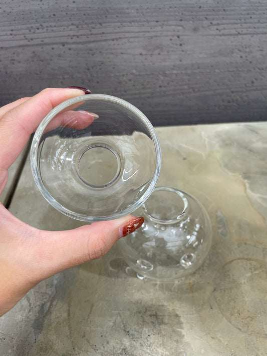 球根用花瓶 丸型クリア 小