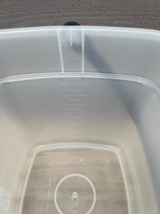 社長直筆サイン入り★BUCKETエンジョイ10L クリア/ドレイニングトレイ セット