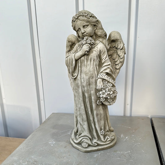 ガーデンオーナメント エンジェル 重さ:約5kg H37㎝