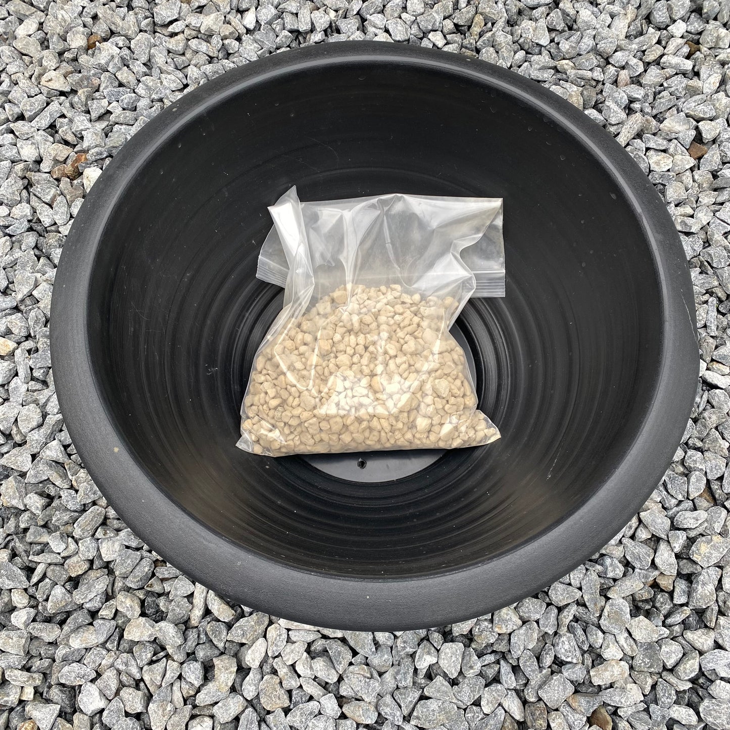 睡蓮鉢 プラスチック Lサイズ ひゅうが土セット