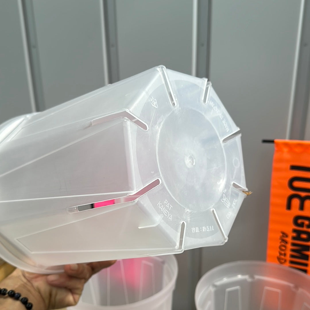 半透明スリット鉢 ★ ネガミエル 7号(21㎝) 3個セット