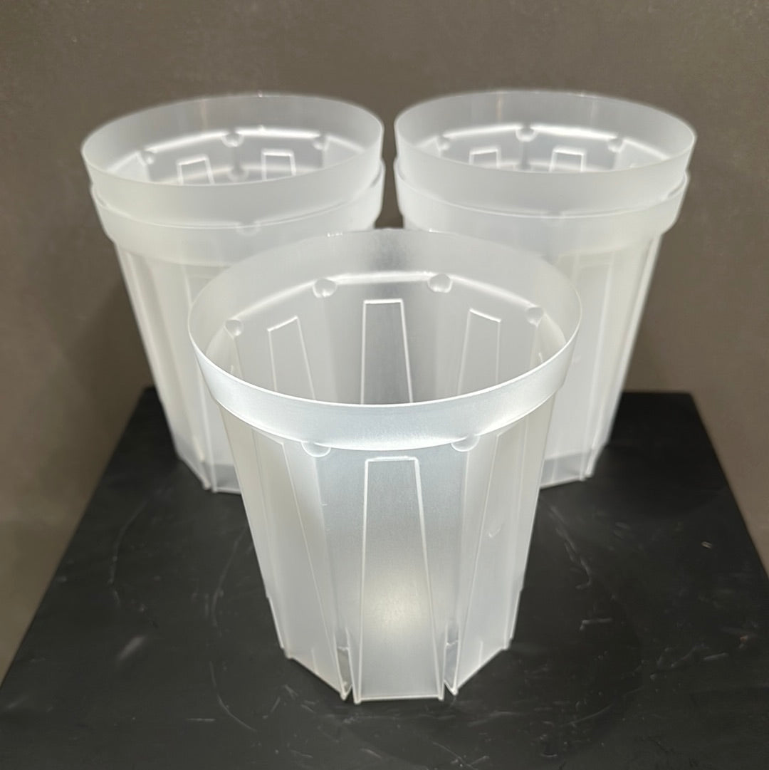 半透明スリット鉢 ★ ネガミエル 4号(12㎝) 5個セット