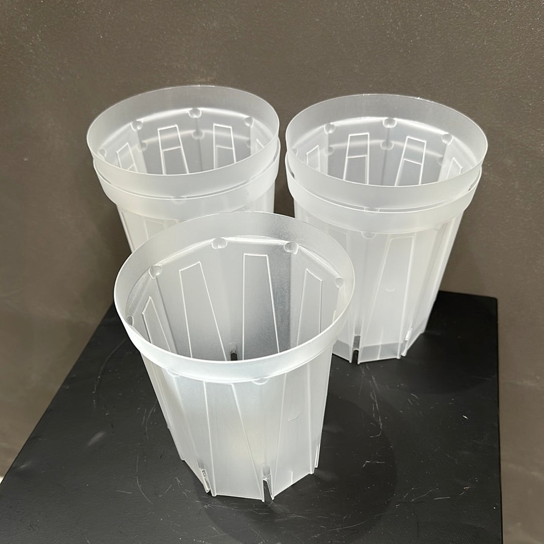 半透明スリット鉢 ★ ネガミエル 4号(12㎝) 5個セット