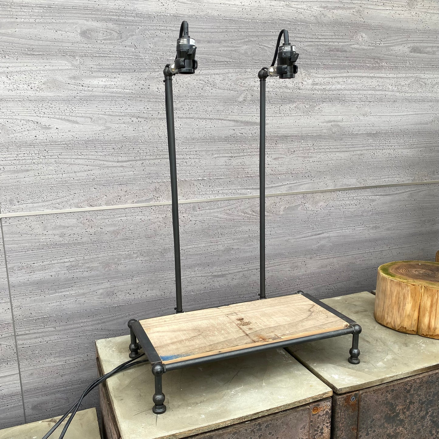 植物専用LEDライト 口径E26用 COBAダブルスタンド B