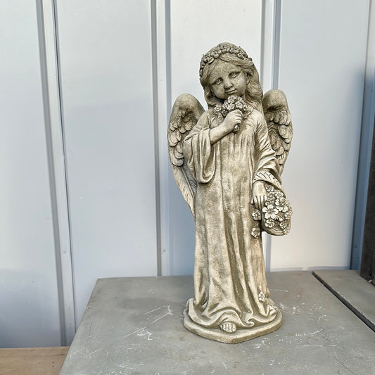 ガーデンオーナメント エンジェル 重さ:約5kg H37㎝