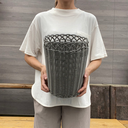 ★大特価SALE 1つ買うともう1つついてくる★MIKUNIバスケット グレーMサイズ