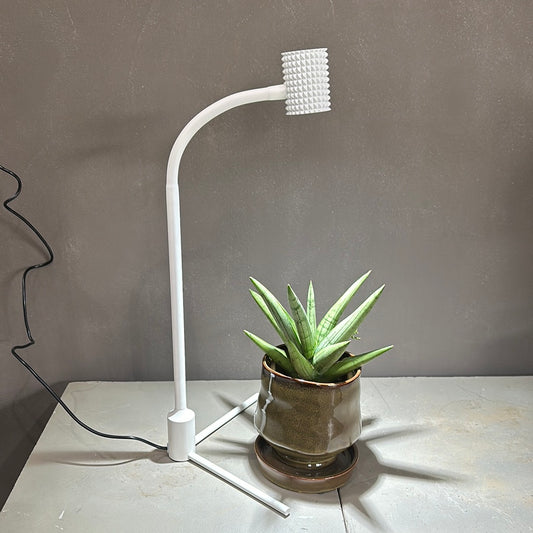 植物育成LED  室内太陽光LED スタンドライト (白タイプ)