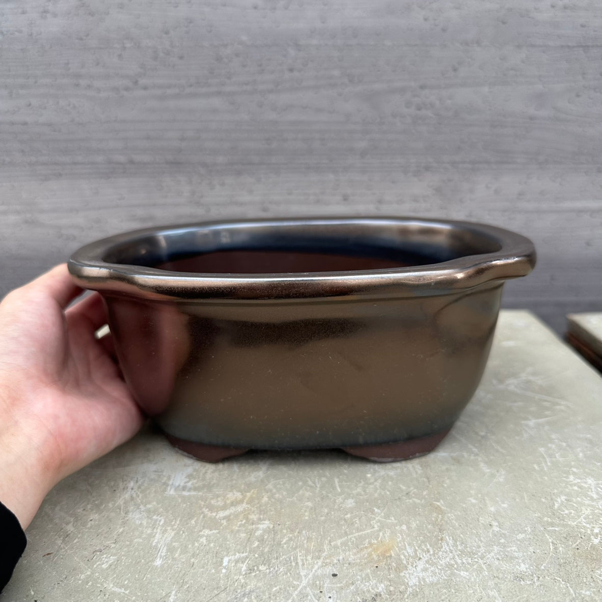 MOKKO PLANTER 8 BRONZE