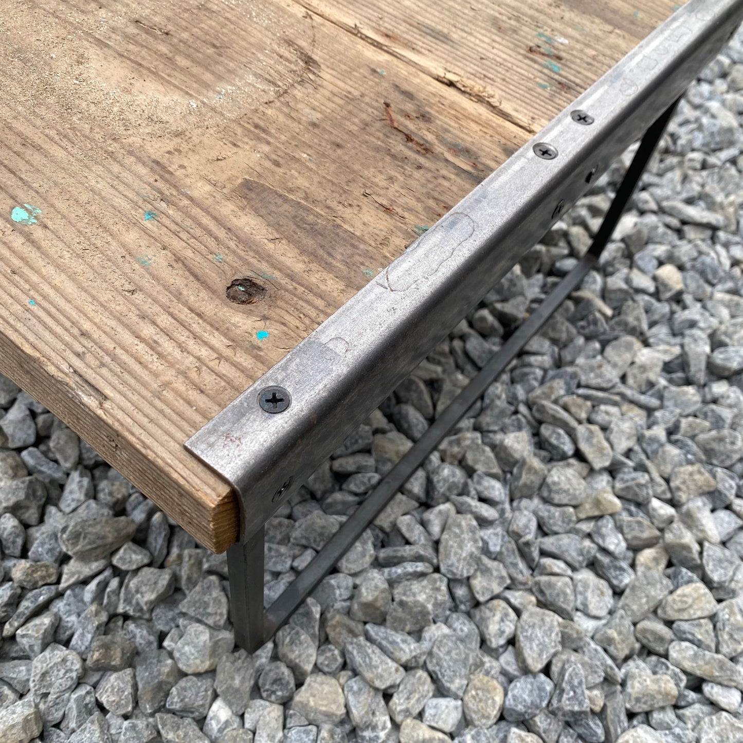 足場板古材　ローテーブル　No.5