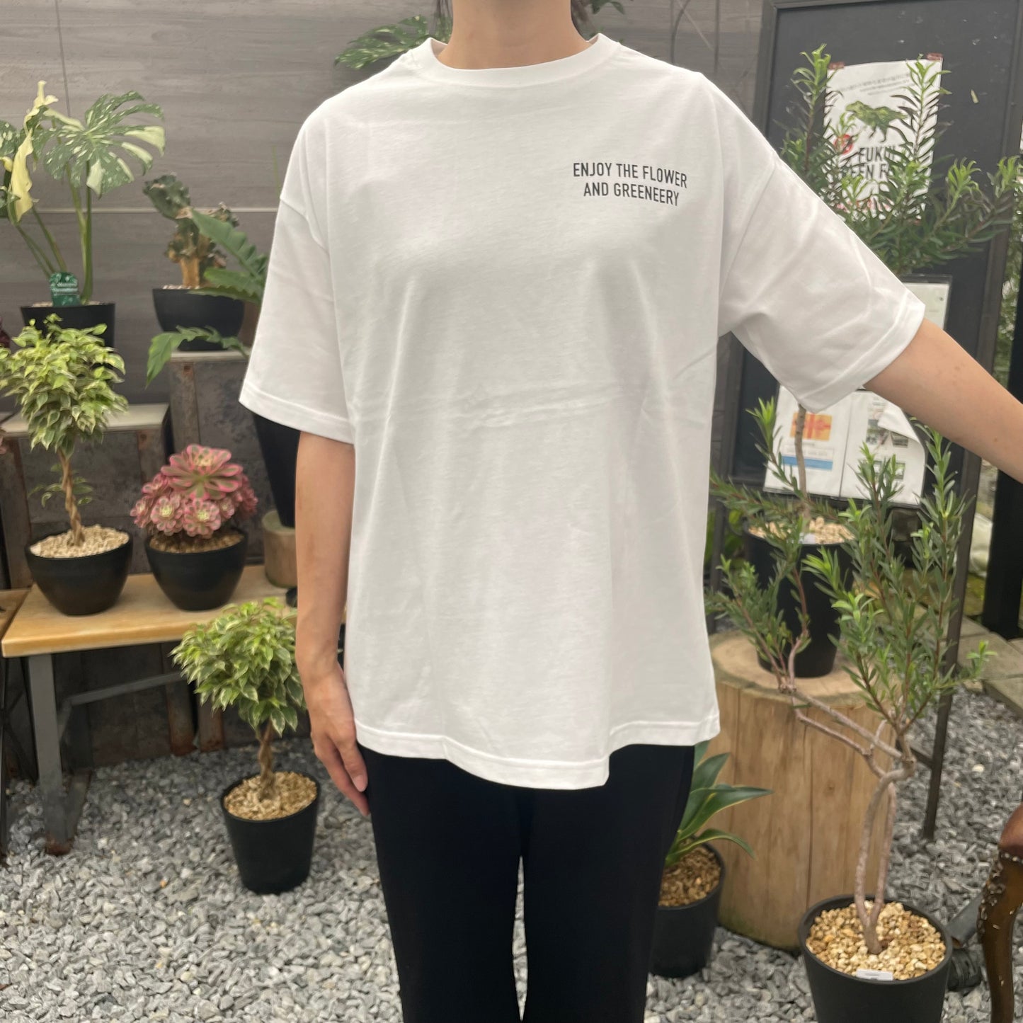 オリジナルTシャツ　猿　白　Sサイズ