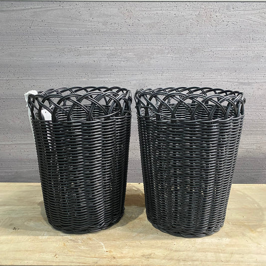 ★大特価SALE １つ買うともう1つついてくる★MIKUNIバスケット　ブラックMサイズ