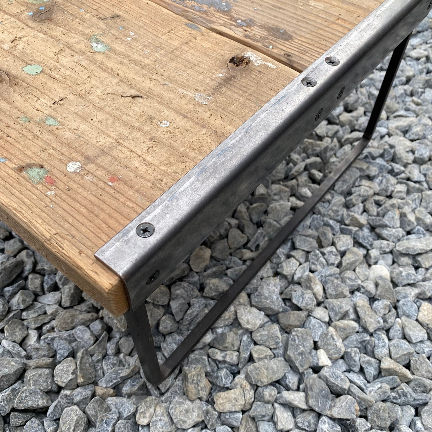 足場板古材　ローテーブル　No.1