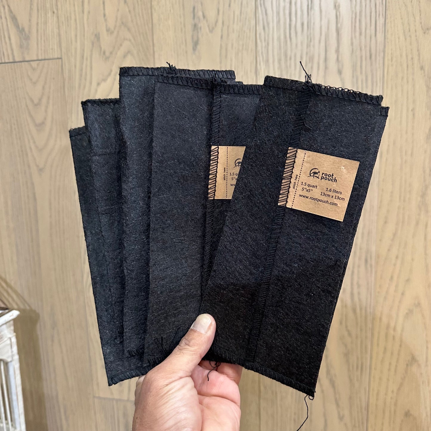 root pouch 　2Sサイズ（Black）　5ヶセット