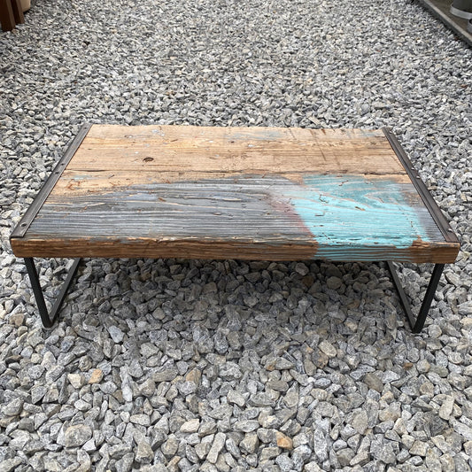 足場板古材　ローテーブル　No.7
