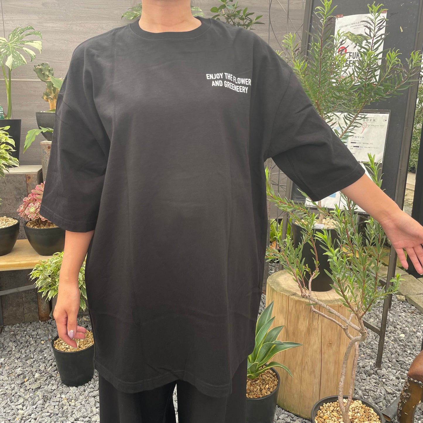 オリジナルTシャツ　カメレオン　黒　XLサイズ