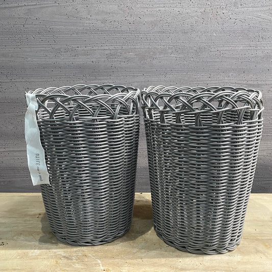 ★大特価SALE １つ買うともう1つついてくる★MIKUNIバスケット　グレーMサイズ