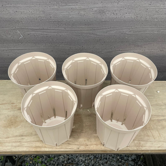 期間限定！30％OFF！スリット鉢/オリジナル色  5号サイズ(直径15㎝）　ロングタイプ　5個セット