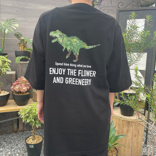 オリジナルTシャツ 恐竜 黒 XLサイズ