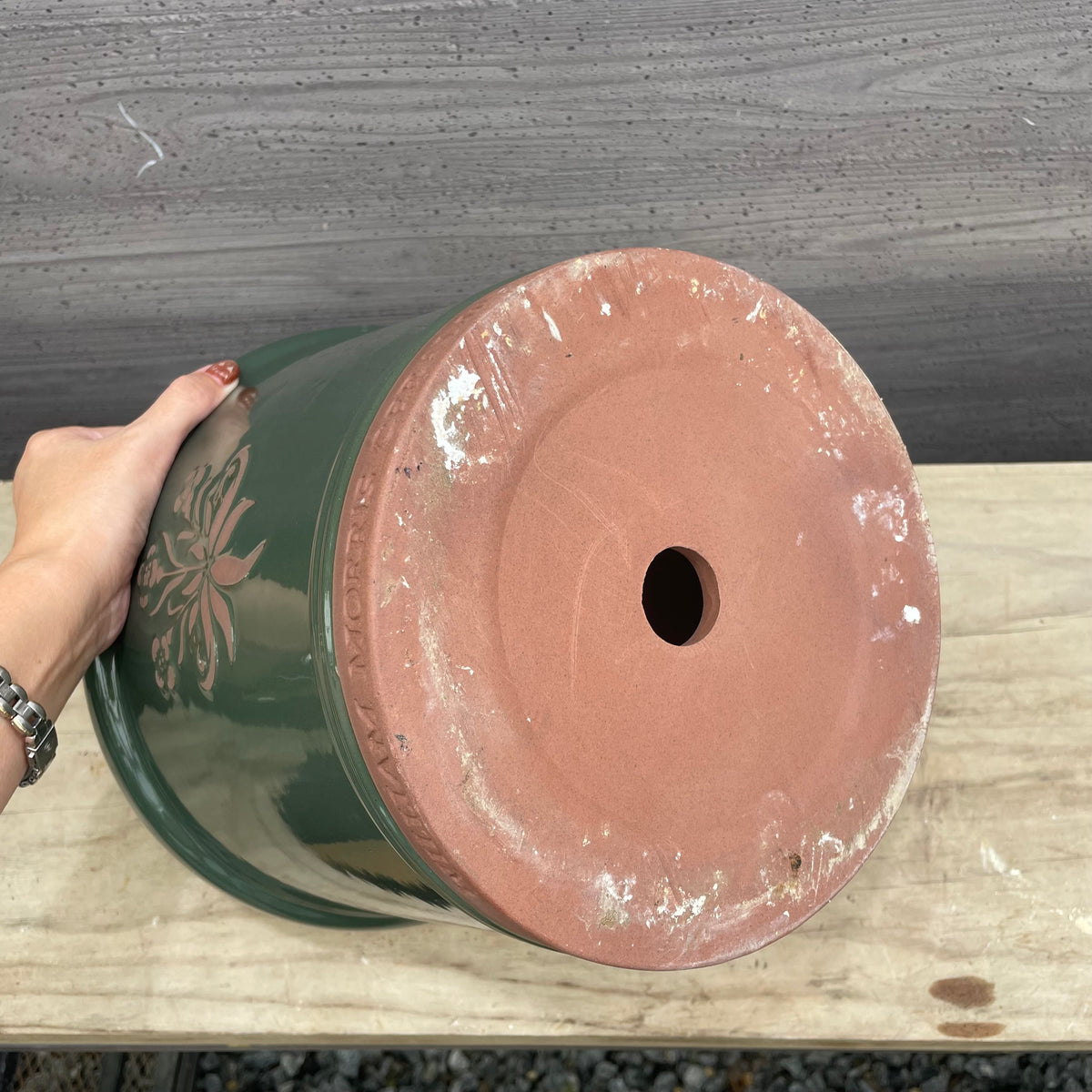 William Morris陶器鉢　グリーン　Mサイズ