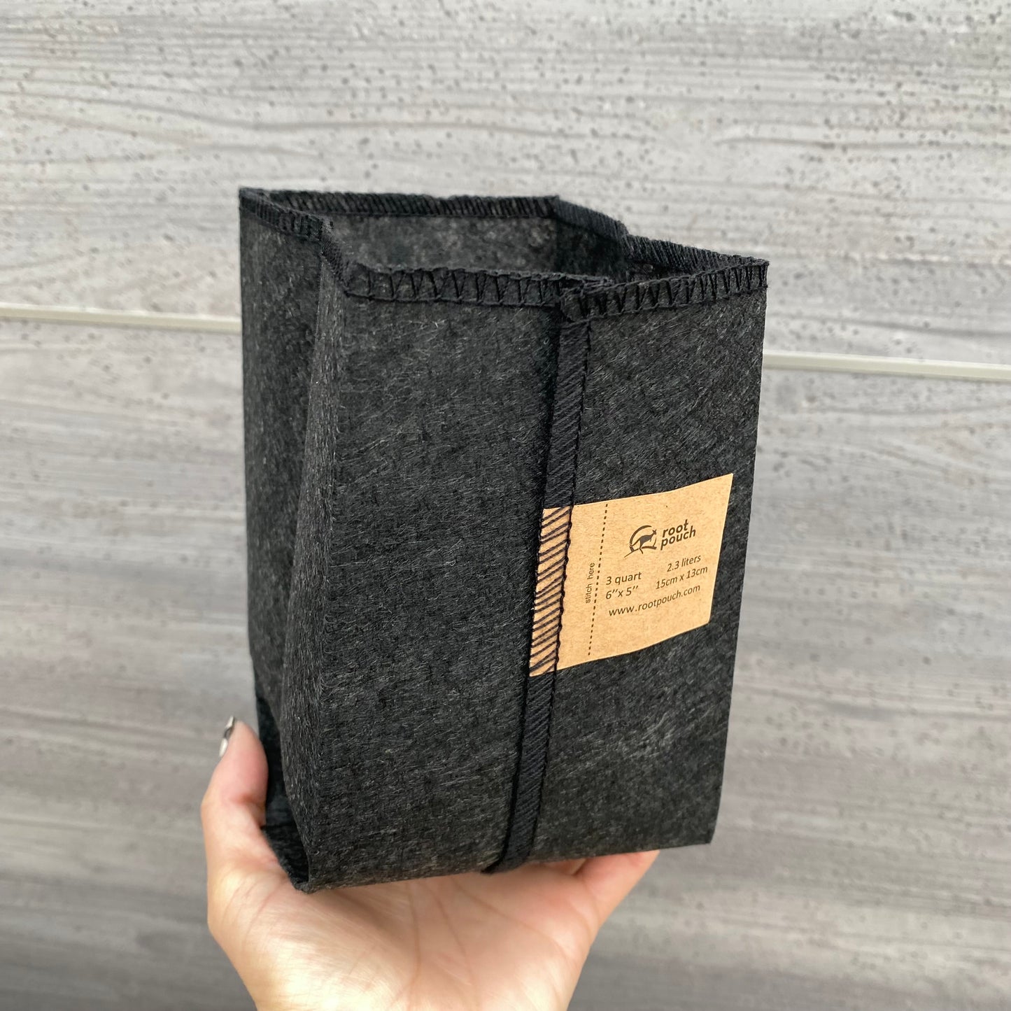 root pouch 　Sサイズ（Black）　5ヶセット