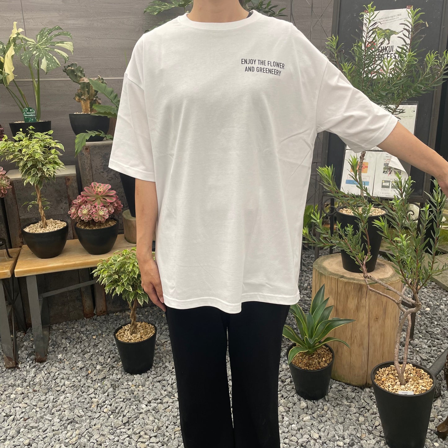 オリジナルTシャツ　猿　白　Mサイズ
