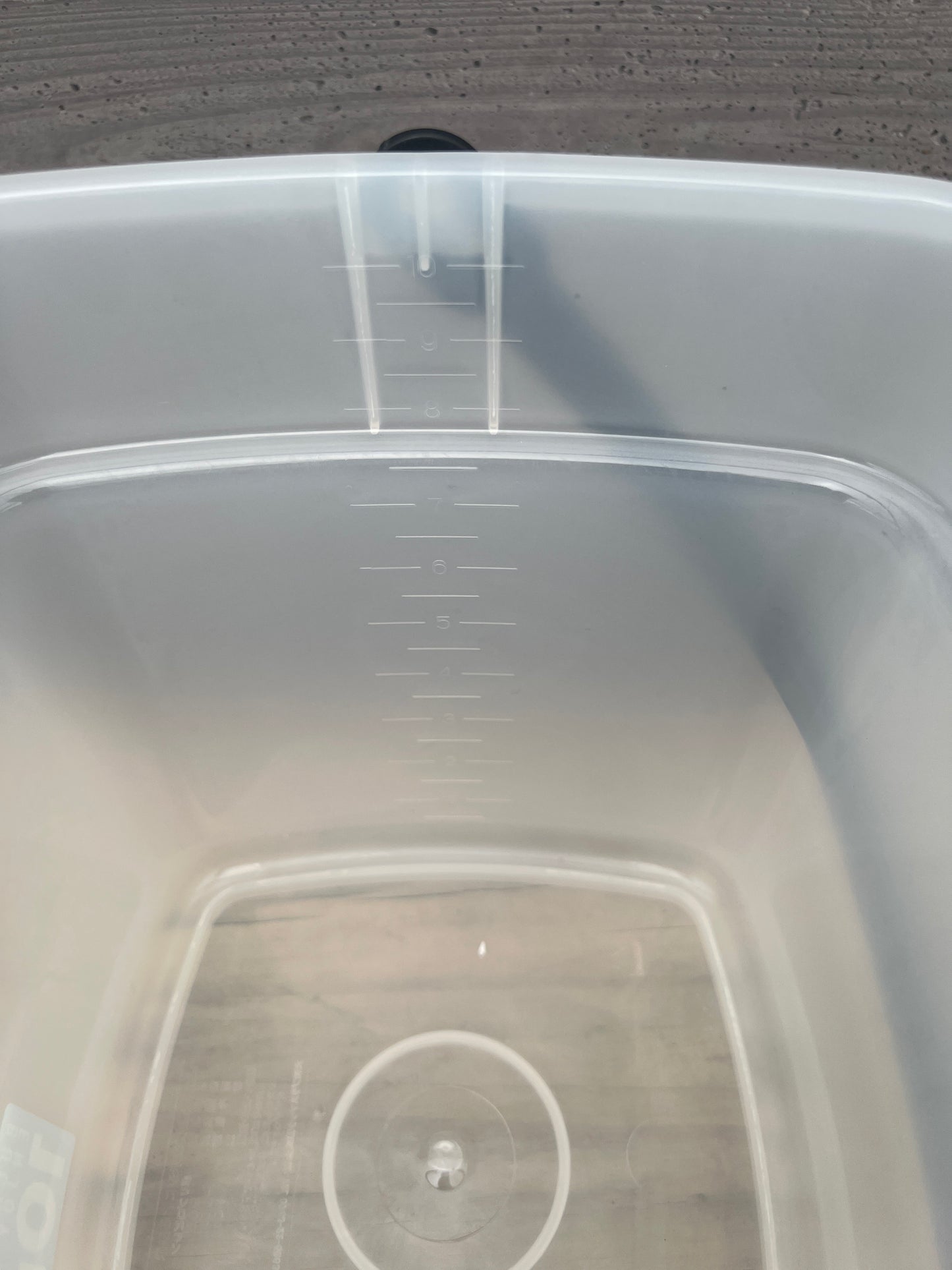 社長直筆サイン入り★BUCKETエンジョイ10L　クリア/ドレイニングトレイ　セット