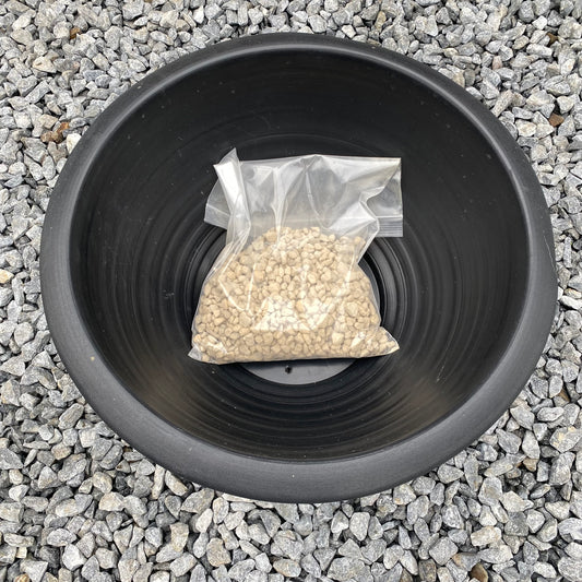 睡蓮鉢 プラスチック Lサイズ ひゅうが土セット