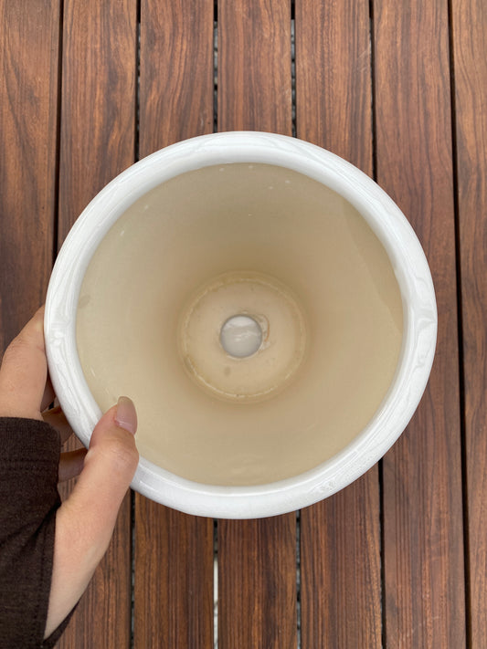 陶器鉢(花郷園さんオリジナル）　5号鉢