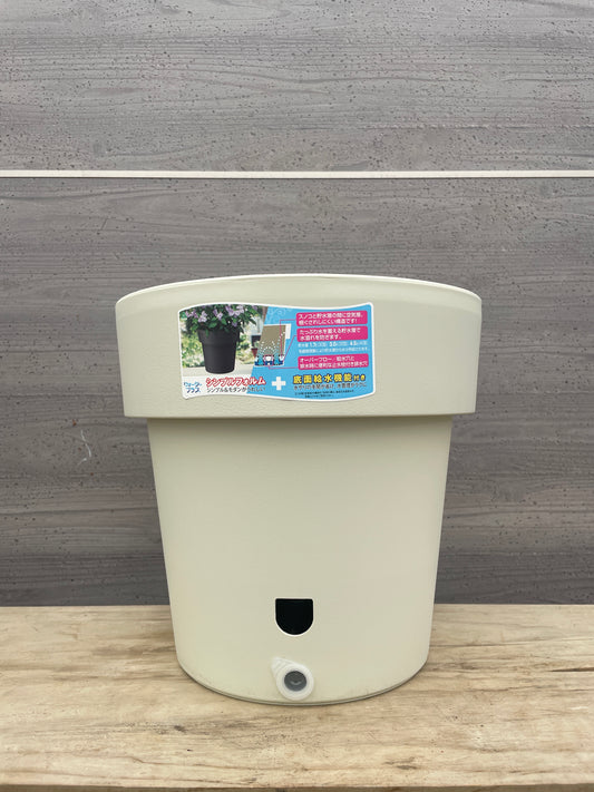 底面給水ポット白　30型（10号）