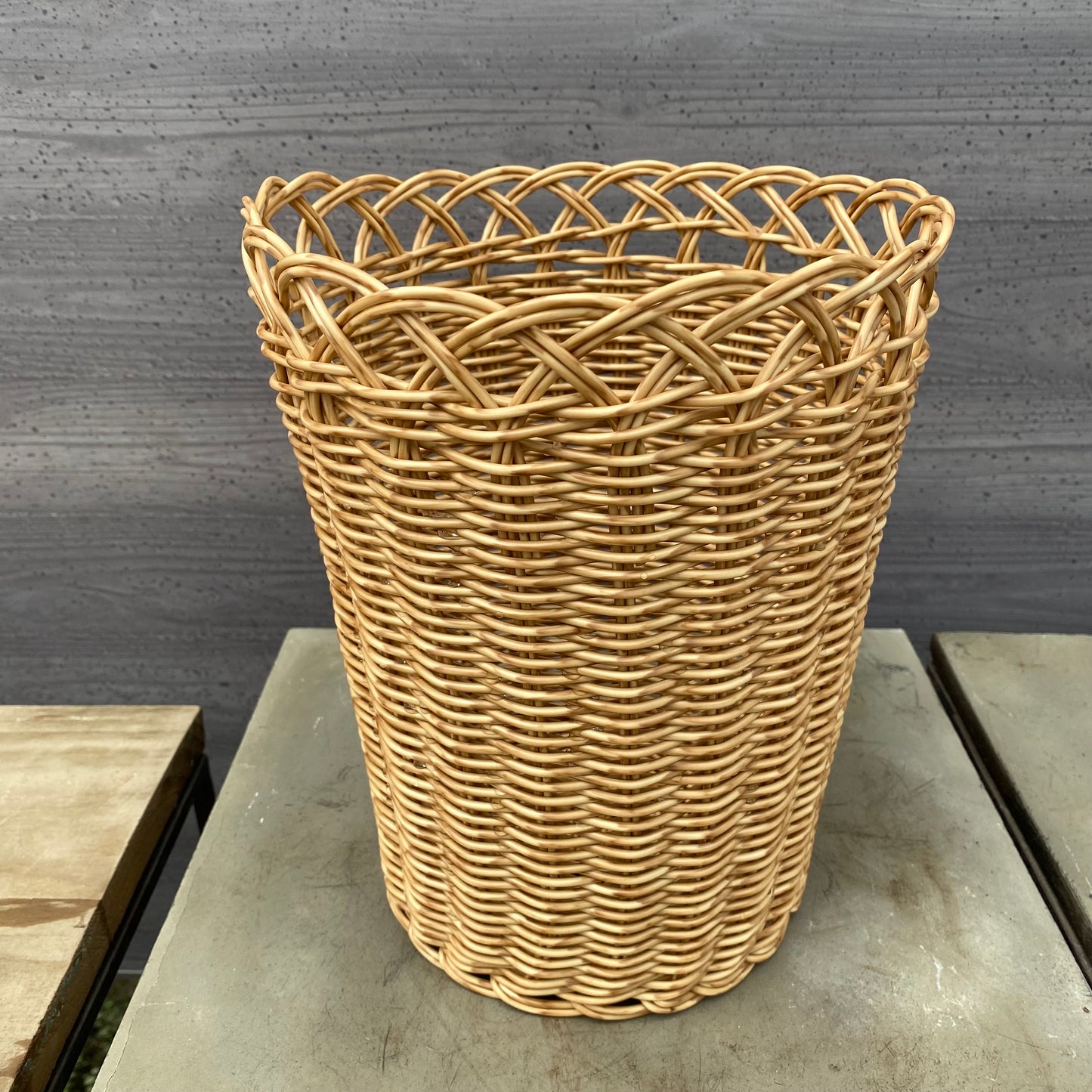 ★大特価SALE １つ買うともう1つついてくる★MIKUNIバスケット　ナチュラルMサイズ