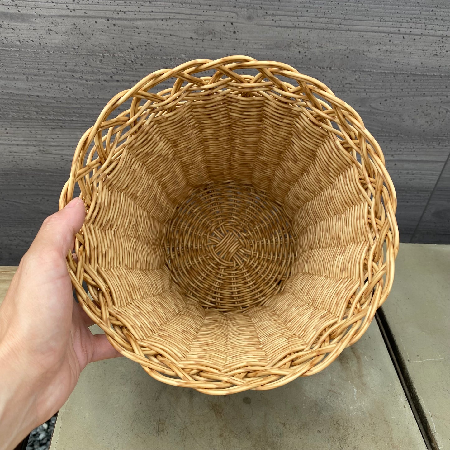 ★大特価SALE １つ買うともう1つついてくる★MIKUNIバスケット　ナチュラルMサイズ