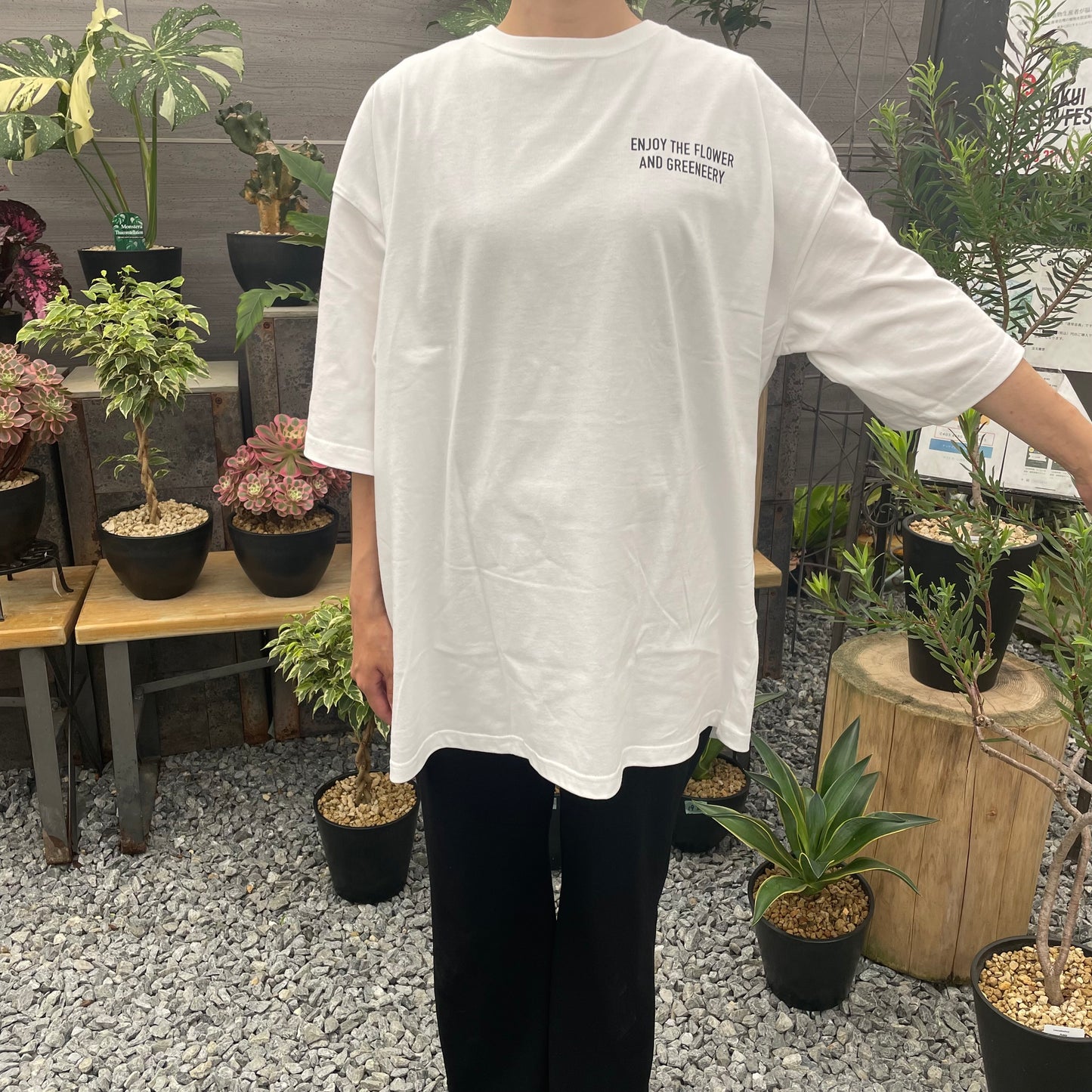 オリジナルTシャツ　猿　白　XLサイズ