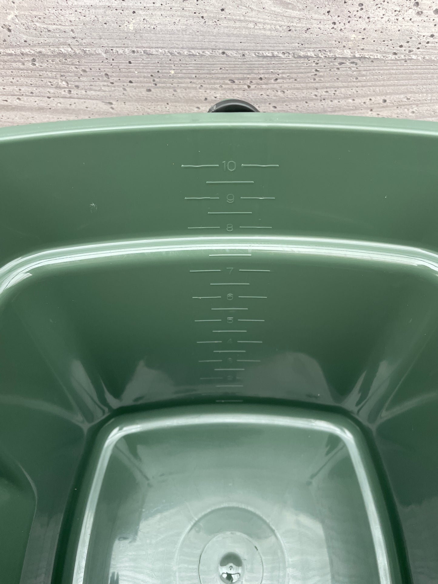 BUCKETエンジョイ10L　グリーン/ドレイニングトレイ　セット