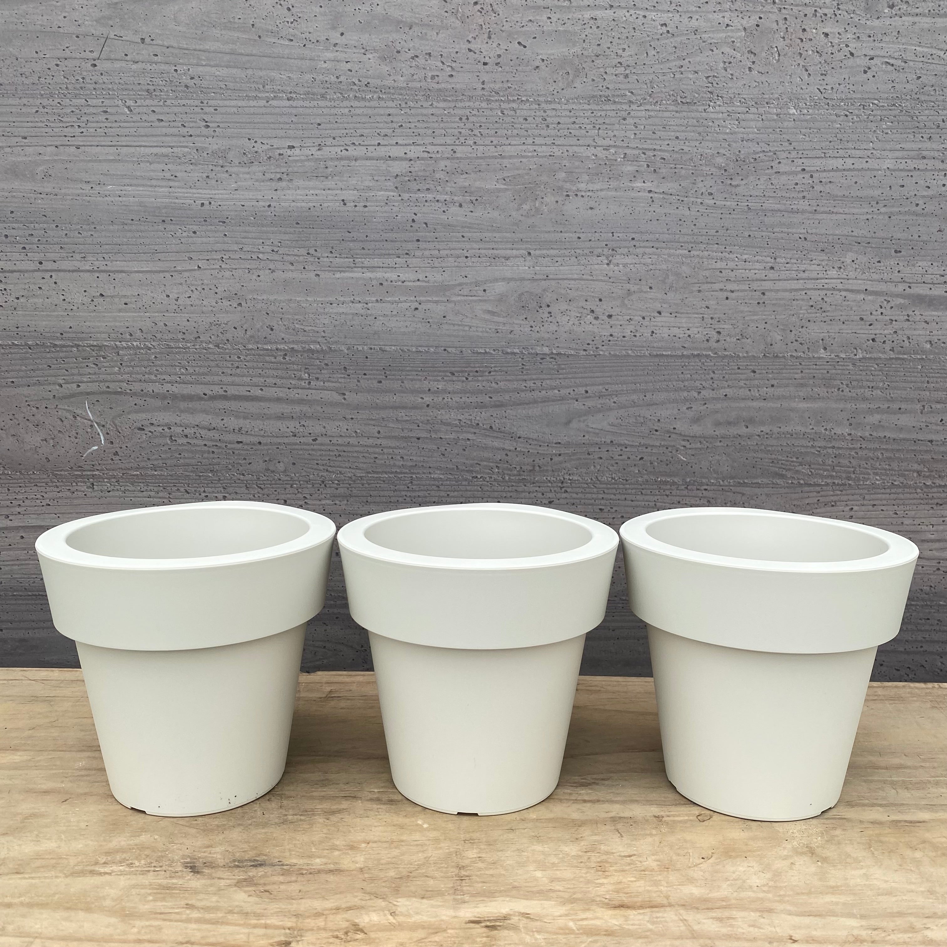 babythree 植木鉢シリーズ3体セット 陶器植木鉢3点セットホワイト | シャディギフトモール