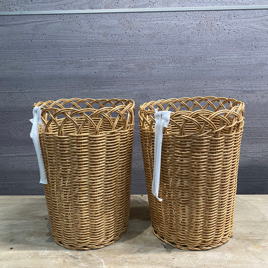 ★大特価SALE １つ買うともう1つついてくる★MIKUNIバスケット　ナチュラルMサイズ