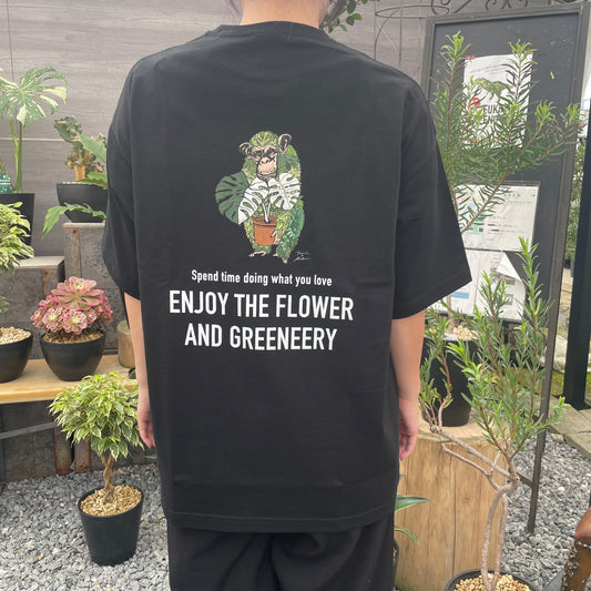 オリジナルTシャツ　猿　黒　Mサイズ