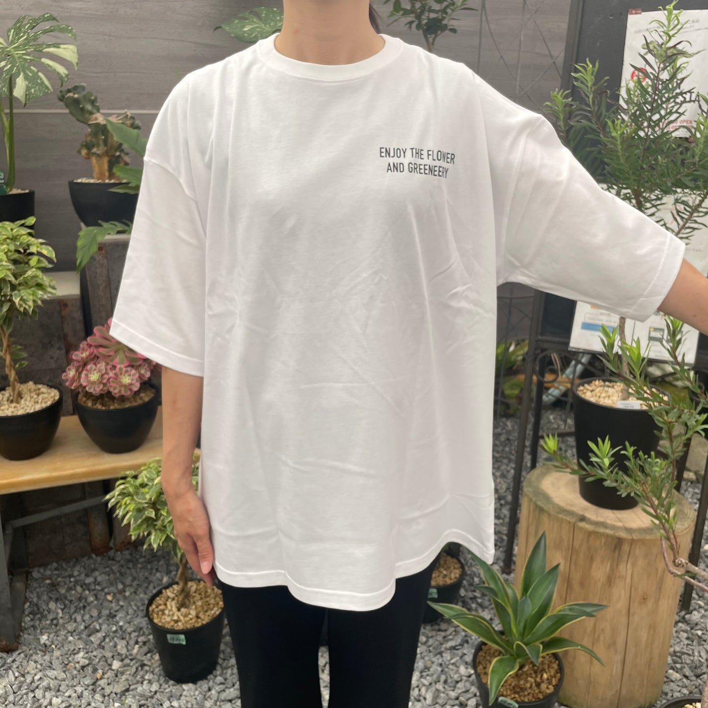オリジナルTシャツ　恐竜　白　Lサイズ
