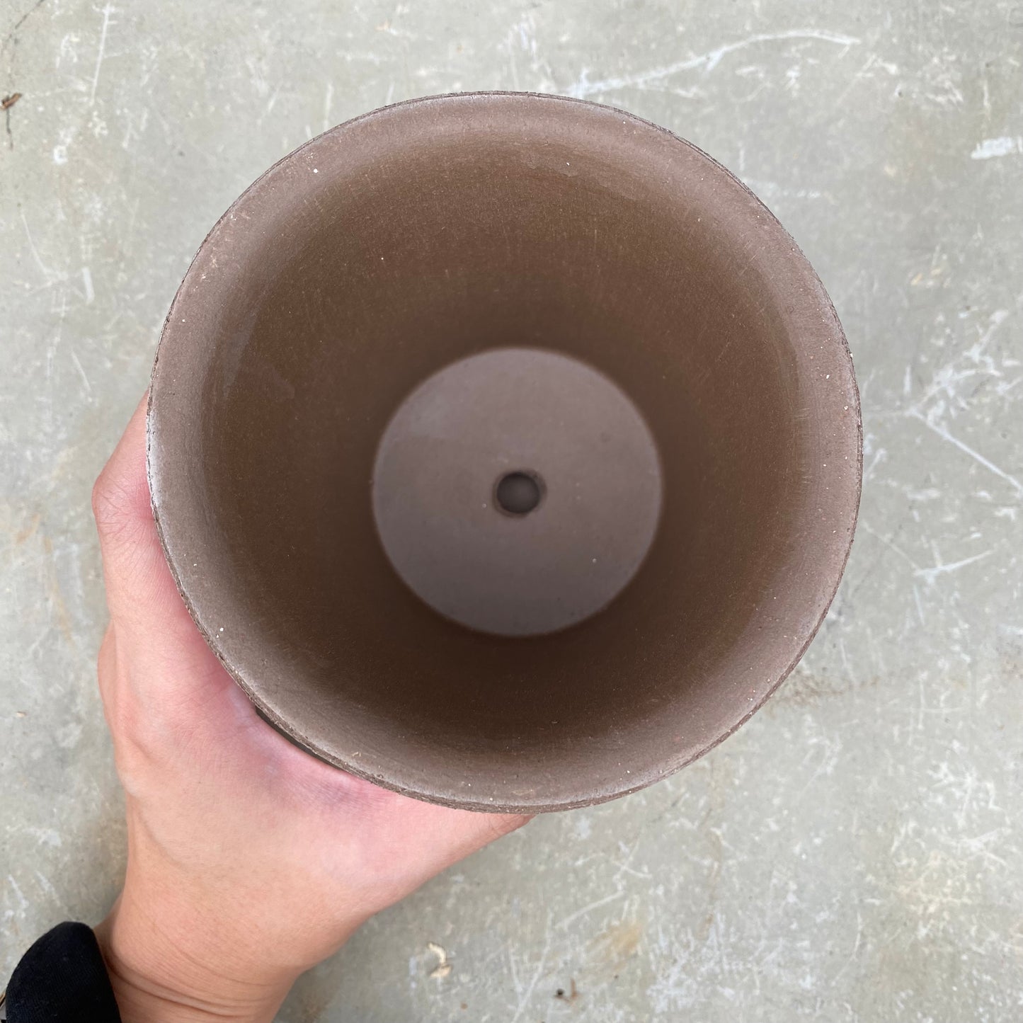 BERGS　陶器鉢　コペンハーゲン10　グレー　受皿付き　3個セット