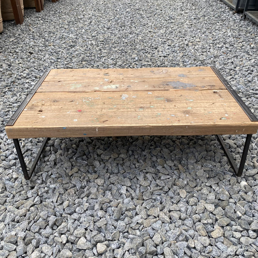 足場板古材　ローテーブル　No.1