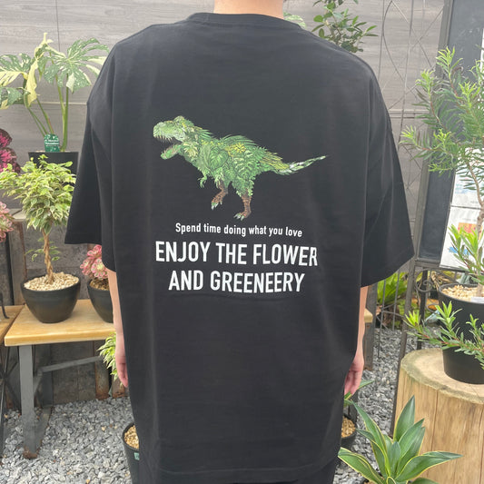 オリジナルTシャツ 恐竜 黒 Lサイズ