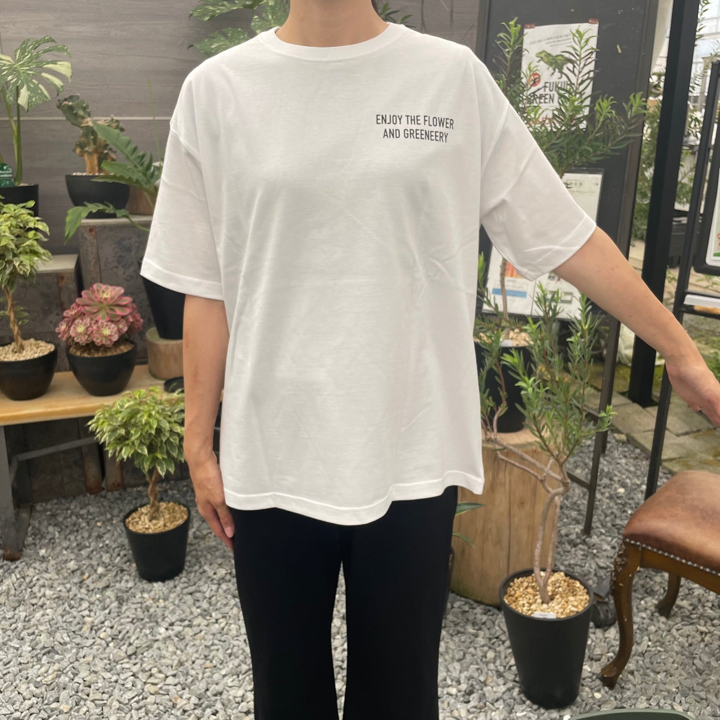 オリジナルTシャツ　カメレオン　白　Sサイズ