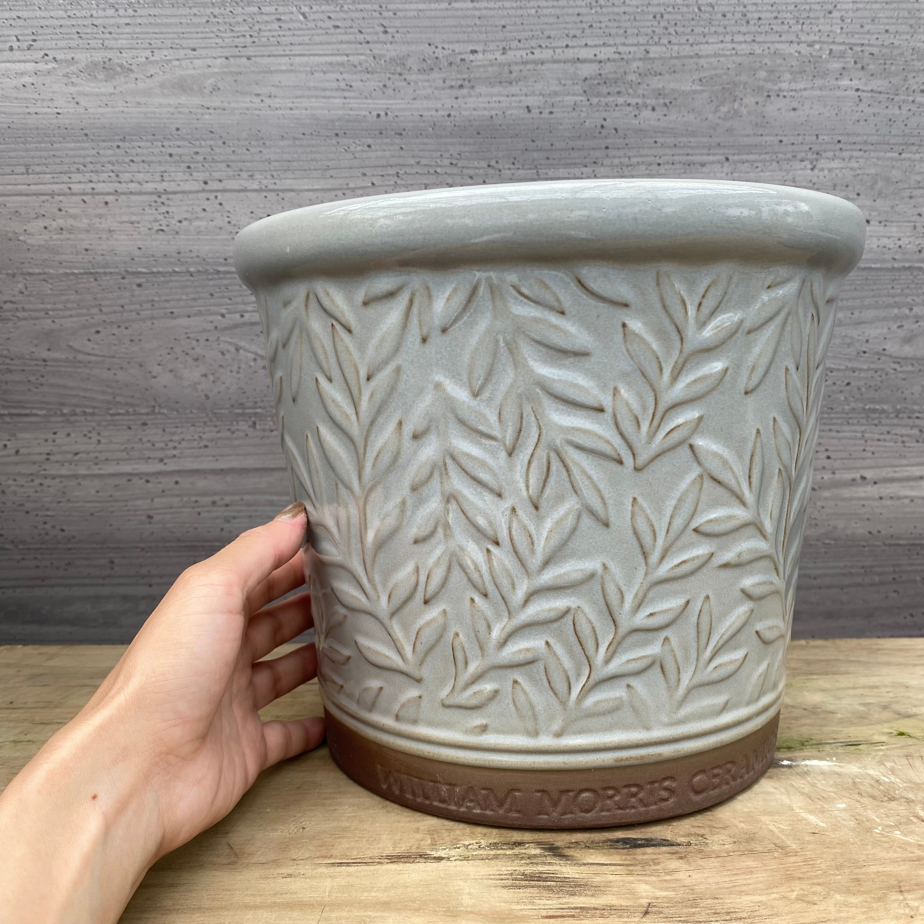 WilliamMorris pot / 英国デザイナー ウイリアムモリス陶器鉢
