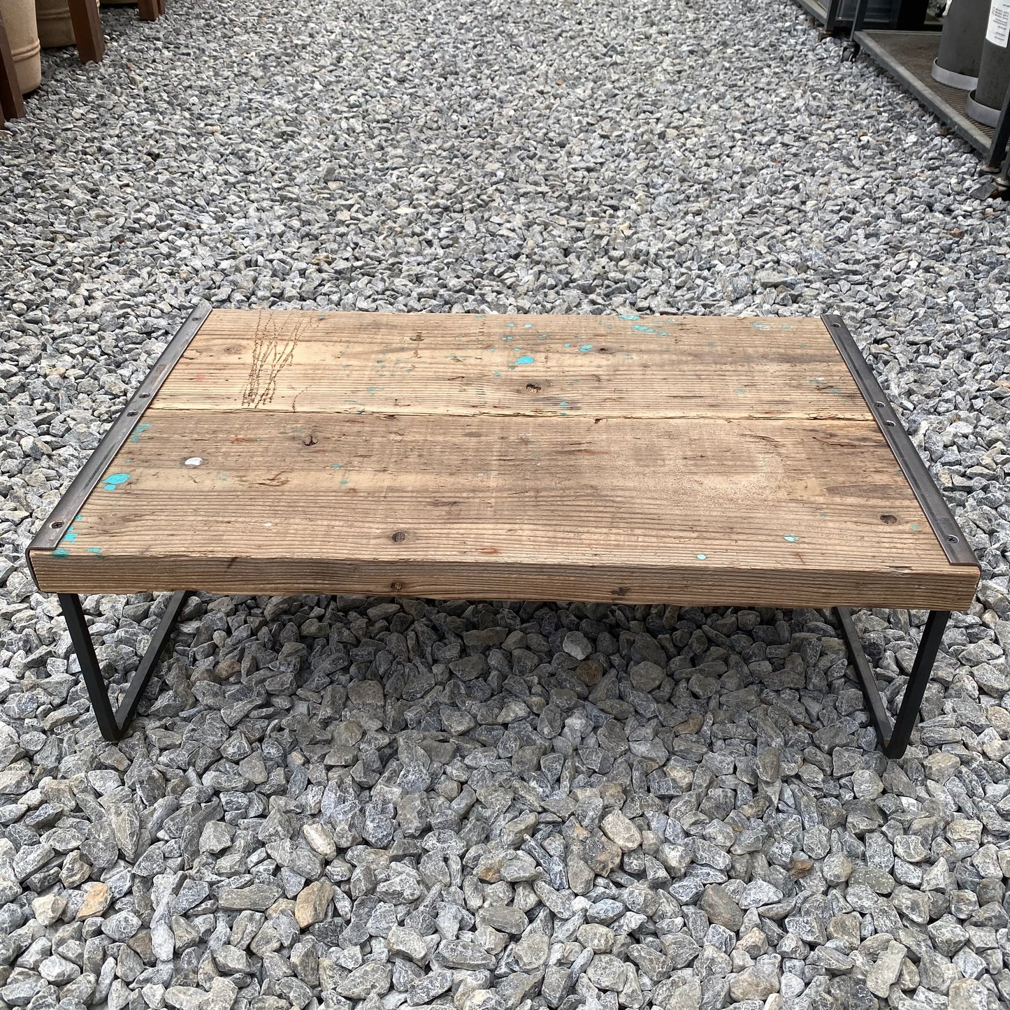 足場板古材　ローテーブル　No.5