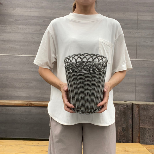 ★大特価SALE １つ買うともう1つついてくる★MIKUNIバスケット　グレーSサイズ